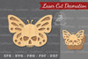 Butterfly Skull Laser Cut Decoration Clipart Bundle