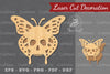 Butterfly Skull Laser Cut Decoration Bundle