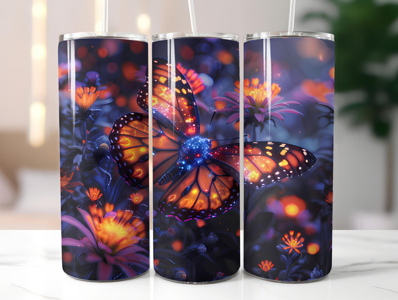 Butterfly Gardens 6 Tumbler Wrap - CraftNest - Digital Crafting and Art