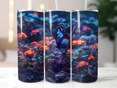 Butterfly Gardens 5 Tumbler Wrap - CraftNest - Digital Crafting and Art