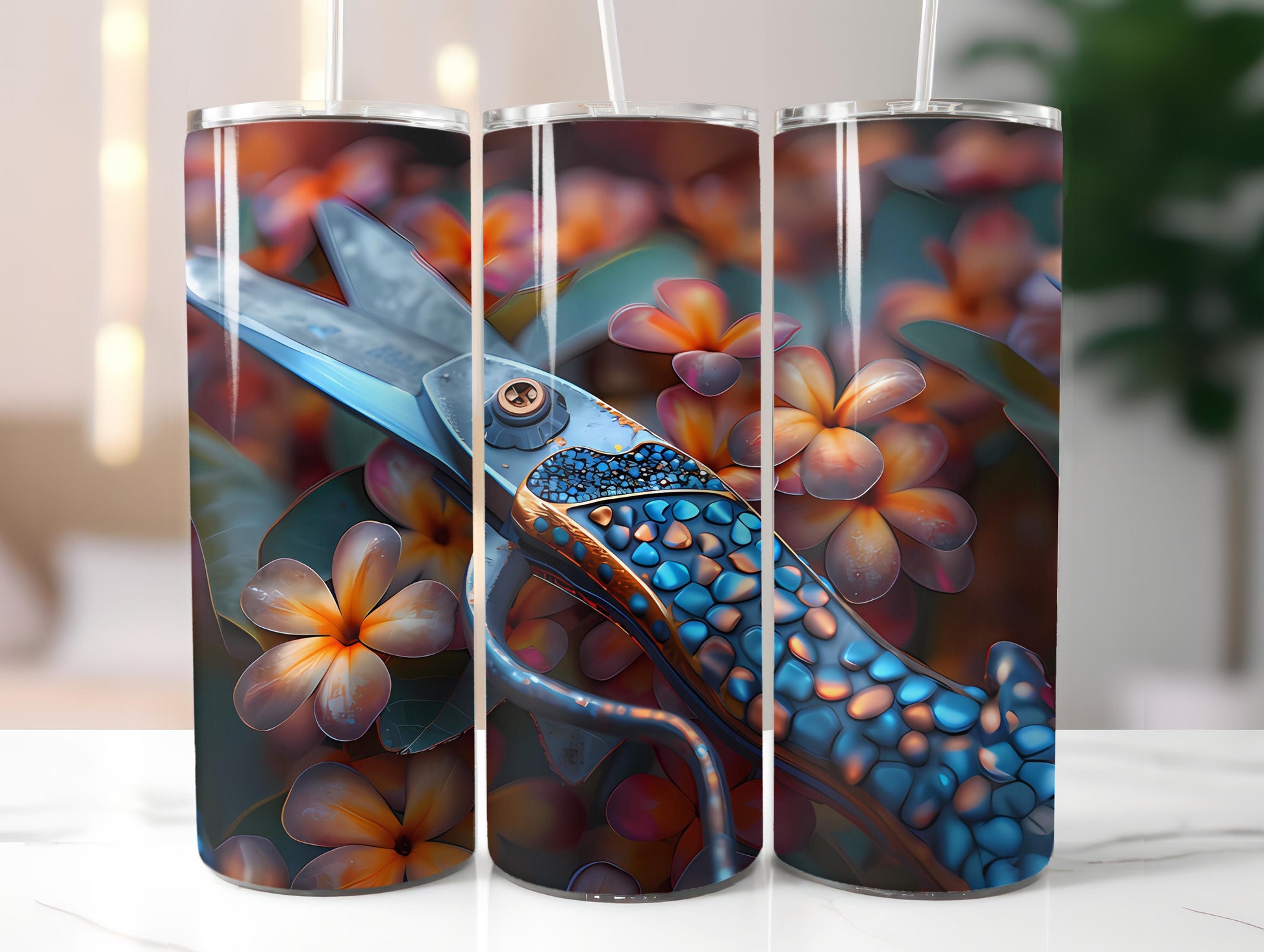 Butterfly Gardens 5 Tumbler Wrap - CraftNest - Digital Crafting and Art