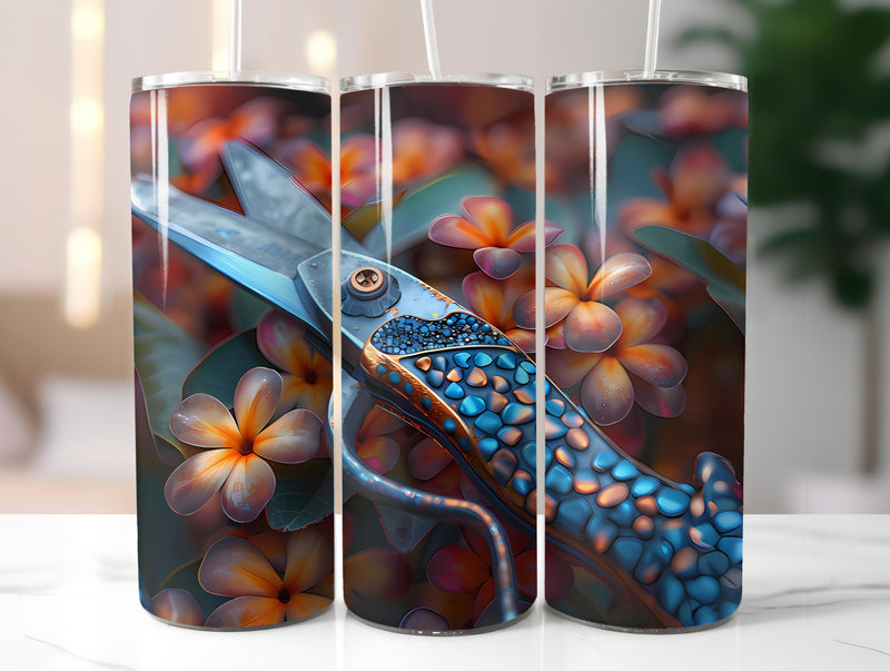 Butterfly Gardens 5 Tumbler Wrap - CraftNest - Digital Crafting and Art