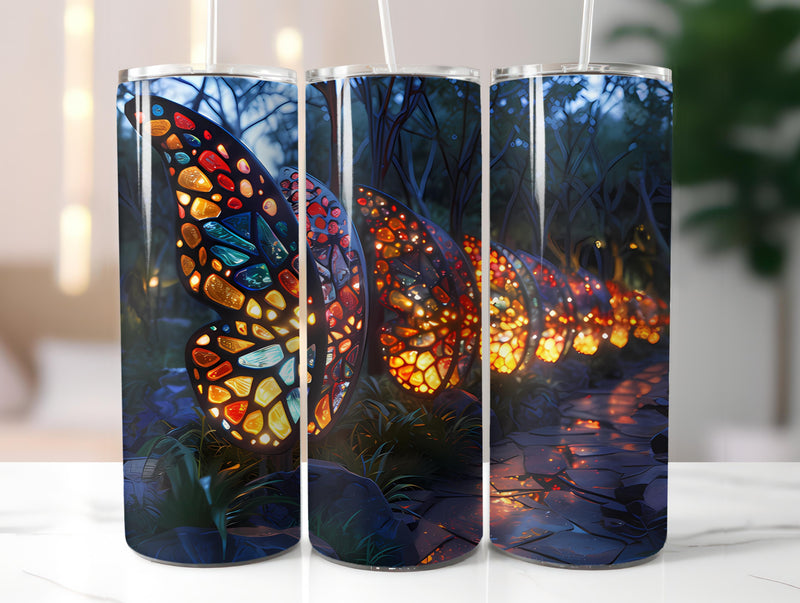Butterfly Gardens 6 Tumbler Wrap - CraftNest - Digital Crafting and Art