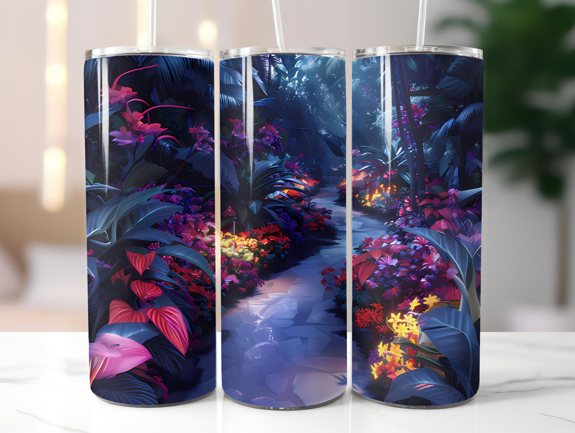 Butterfly Gardens 2 Tumbler Wrap - CraftNest - Digital Crafting and Art