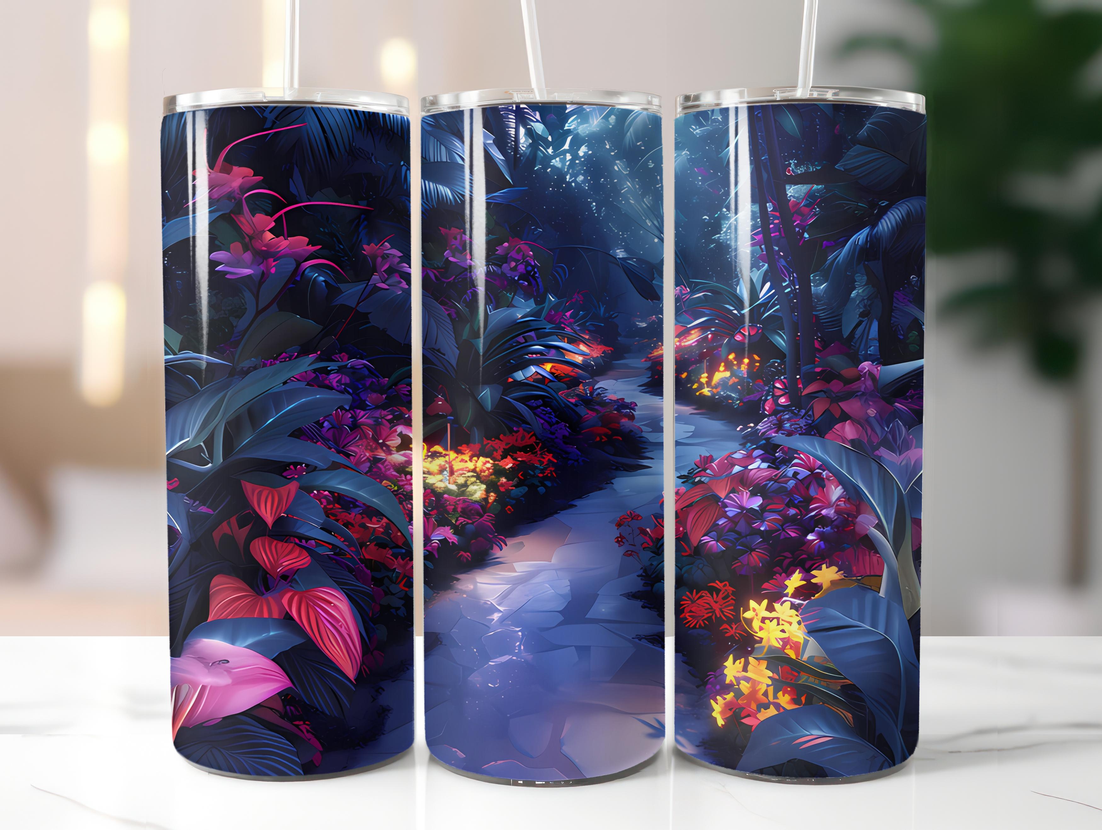 Butterfly Gardens 2 Tumbler Wrap - CraftNest - Digital Crafting and Art