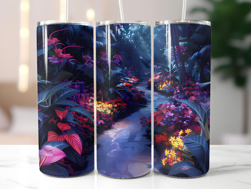 Butterfly Gardens 2 Tumbler Wrap - CraftNest - Digital Crafting and Art
