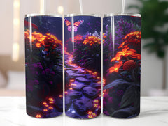 Butterfly Gardens 5 Tumbler Wrap - CraftNest - Digital Crafting and Art