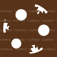 Butterfly and Sunflower 3D Layered Papercut Clipart Bundle - CraftNest - Digital Crafting and Art