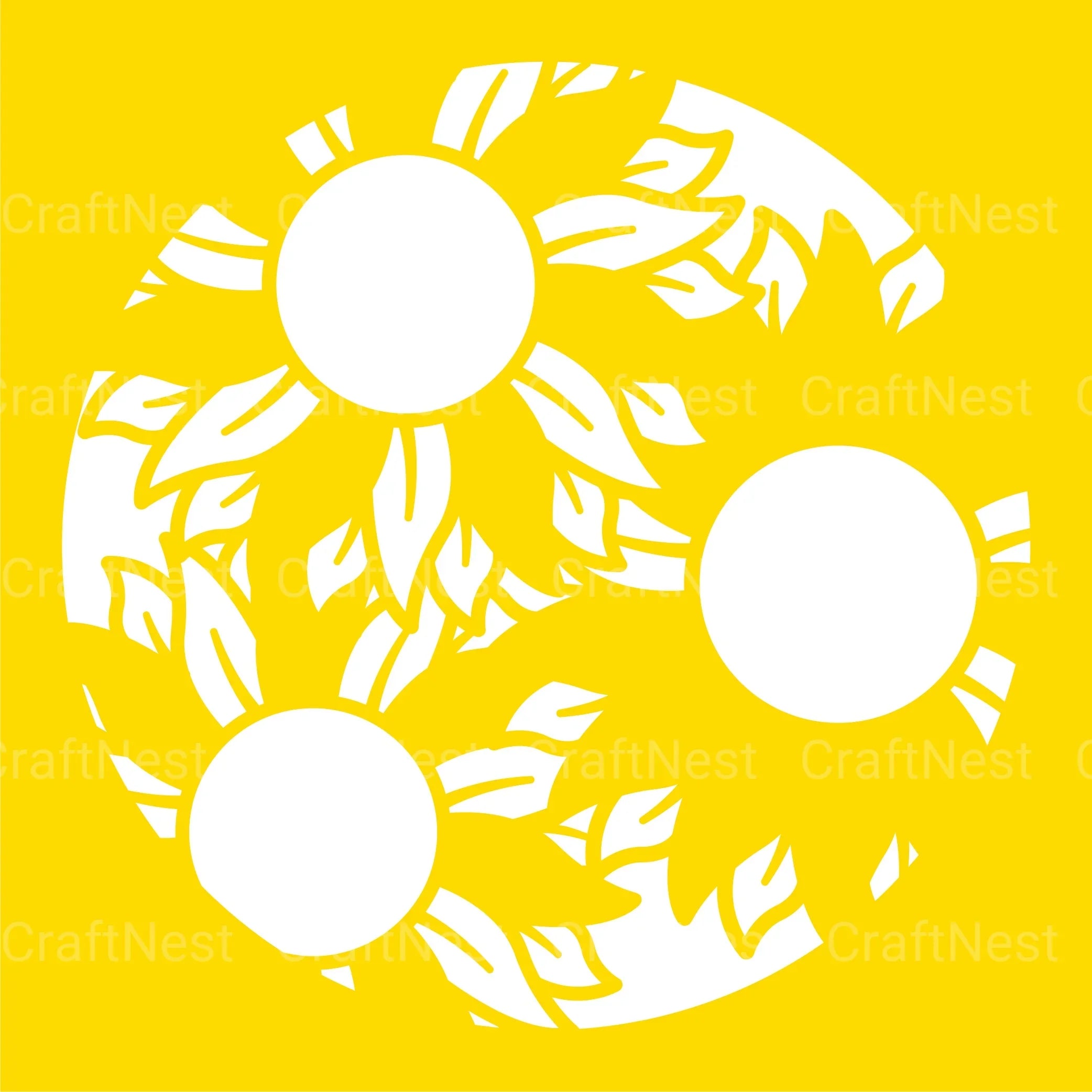 Butterfly and Sunflower 3D Layered Papercut Clipart Bundle - CraftNest - Digital Crafting and Art