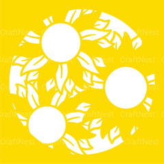 Butterfly and Sunflower 3D Layered Papercut Clipart Bundle - CraftNest - Digital Crafting and Art