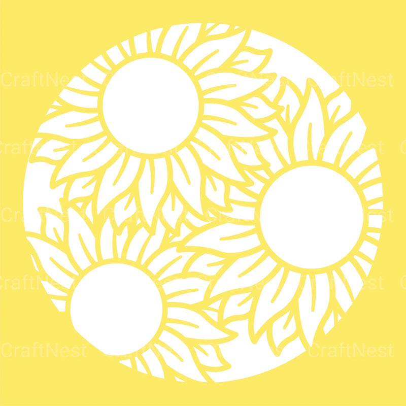 Butterfly and Sunflower 3D Layered Papercut Clipart Bundle - CraftNest - Digital Crafting and Art
