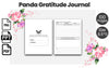 Panda Gratitude Journal