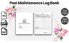 Pool Maintenance Log Book