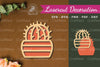 Cactus Laser Cut Decoration Clipart Bundle