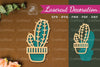 Cactus Laser Cut Decoration Clipart Bundle