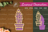 Cactus Laser Cut Decoration Clipart Bundle