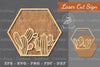Cactus Laser Cut Sign Clipart Bundle