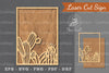 Cactus Laser Cut Sign Clipart Bundle