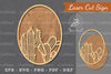 Cactus Laser Cut Sign Clipart Bundle