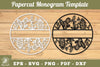 Cactus Papercut Monogram SVG Bundle