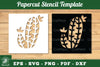 Cactus Papercut Stencil Clipart Bundle