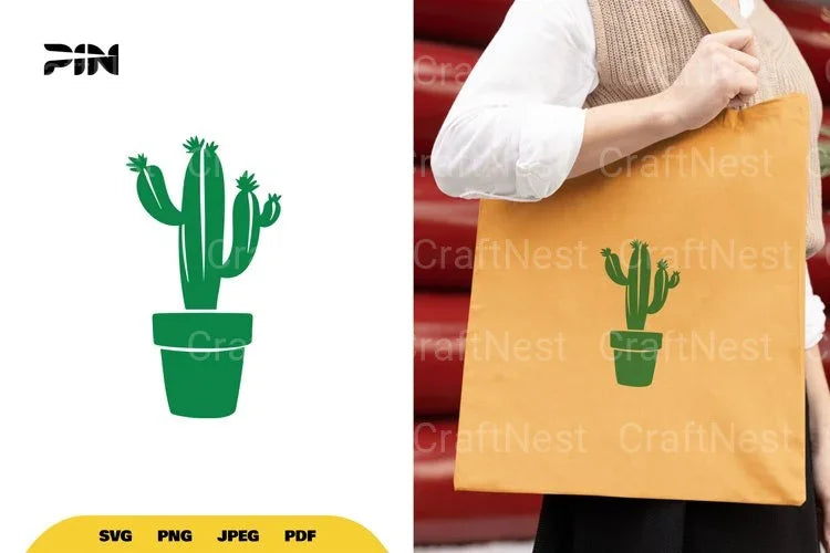 Cactus SVG Bundle - CraftNest - Digital Crafting and Art