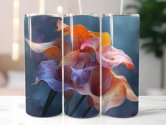 Calla Lilies Flowers Tumbler Wrap - CraftNest - Digital Crafting and Art