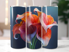 Calla Lilies Flowers Tumbler Wrap - CraftNest - Digital Crafting and Art