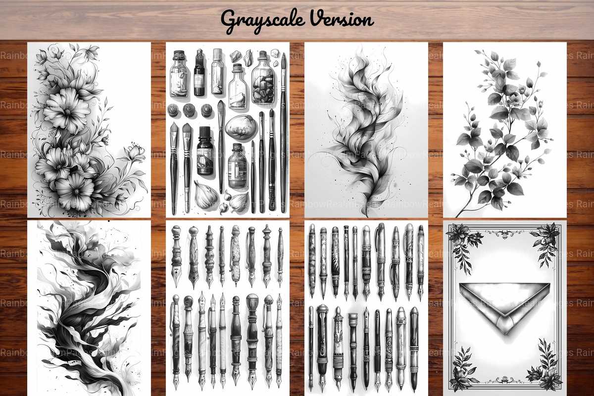Calligraphy Coloring Books - CraftNest - Digital Crafting and Art