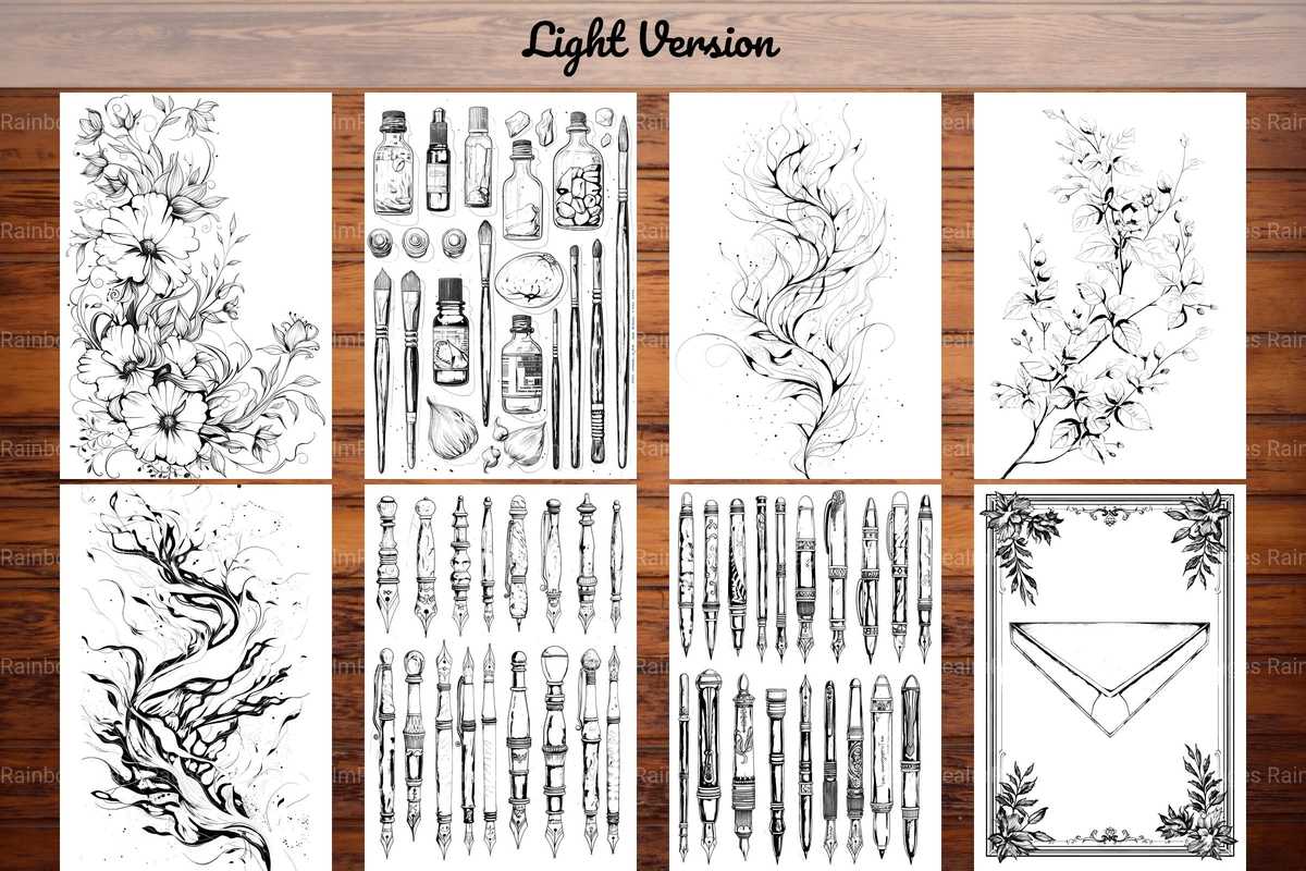 Calligraphy Coloring Books - CraftNest - Digital Crafting and Art