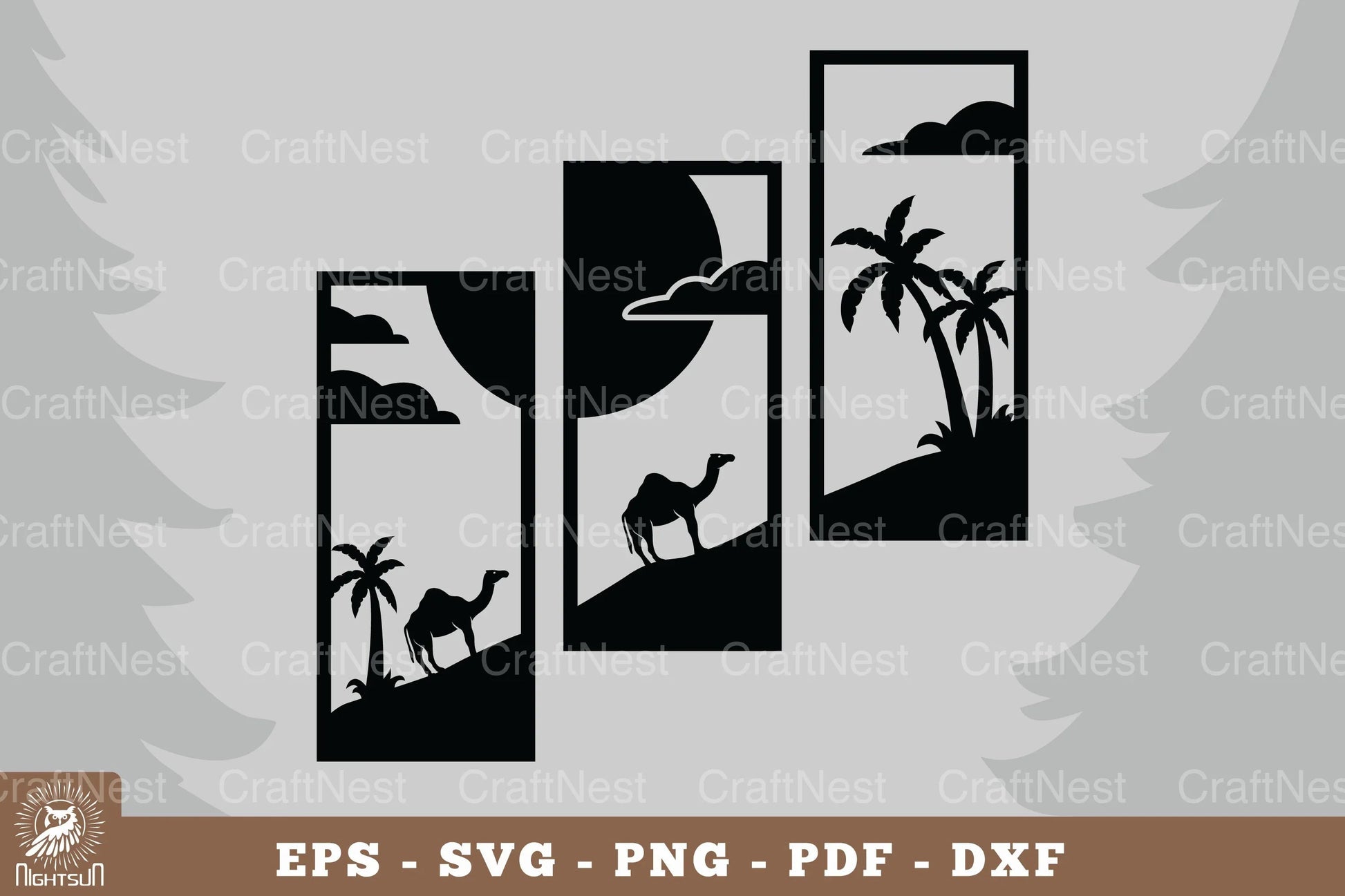 Desert Camel Home Decor Clipart Bundle - CraftNest - Digital Crafting and Art