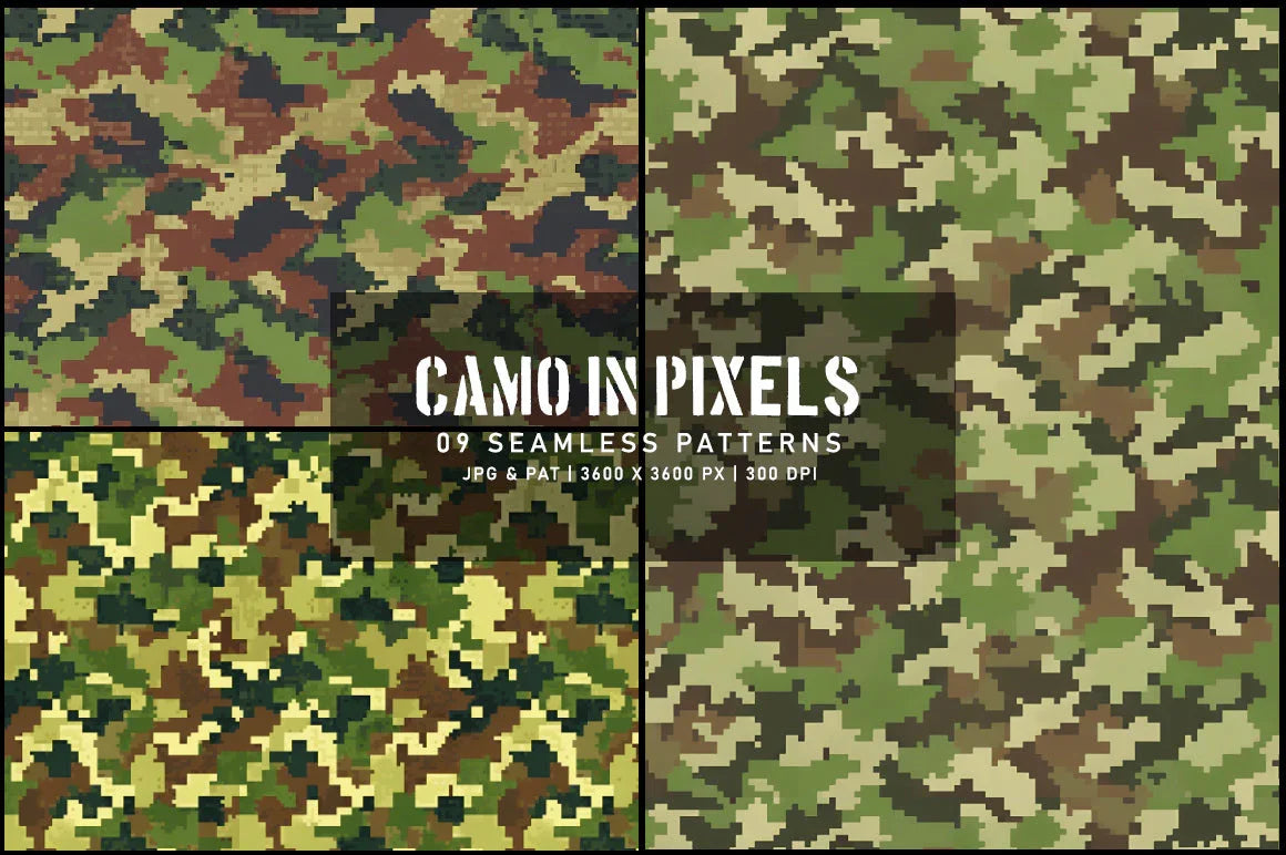 Camo in Pixels