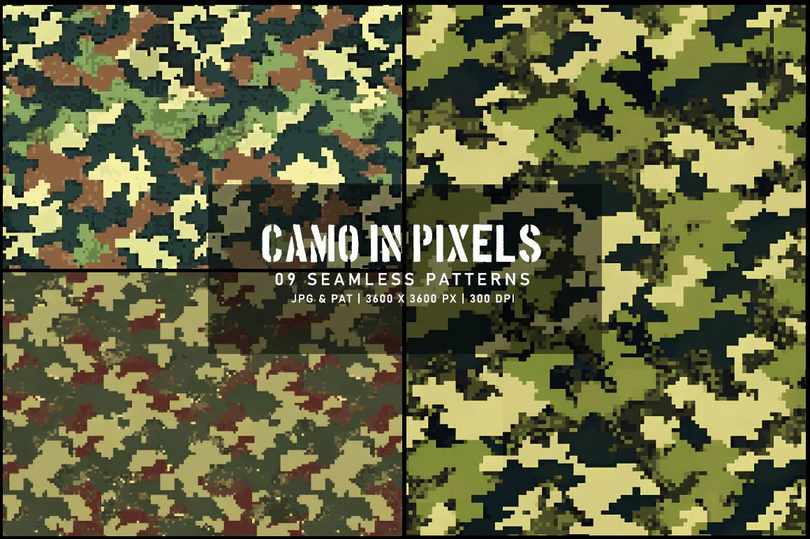 Camo in Pixels
