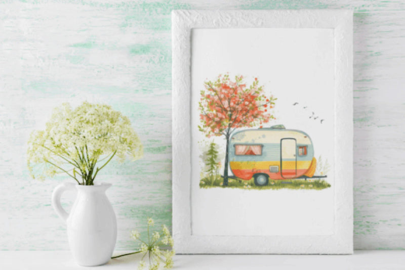 Camper Clipart Bundle - CraftNest - Digital Crafting and Art