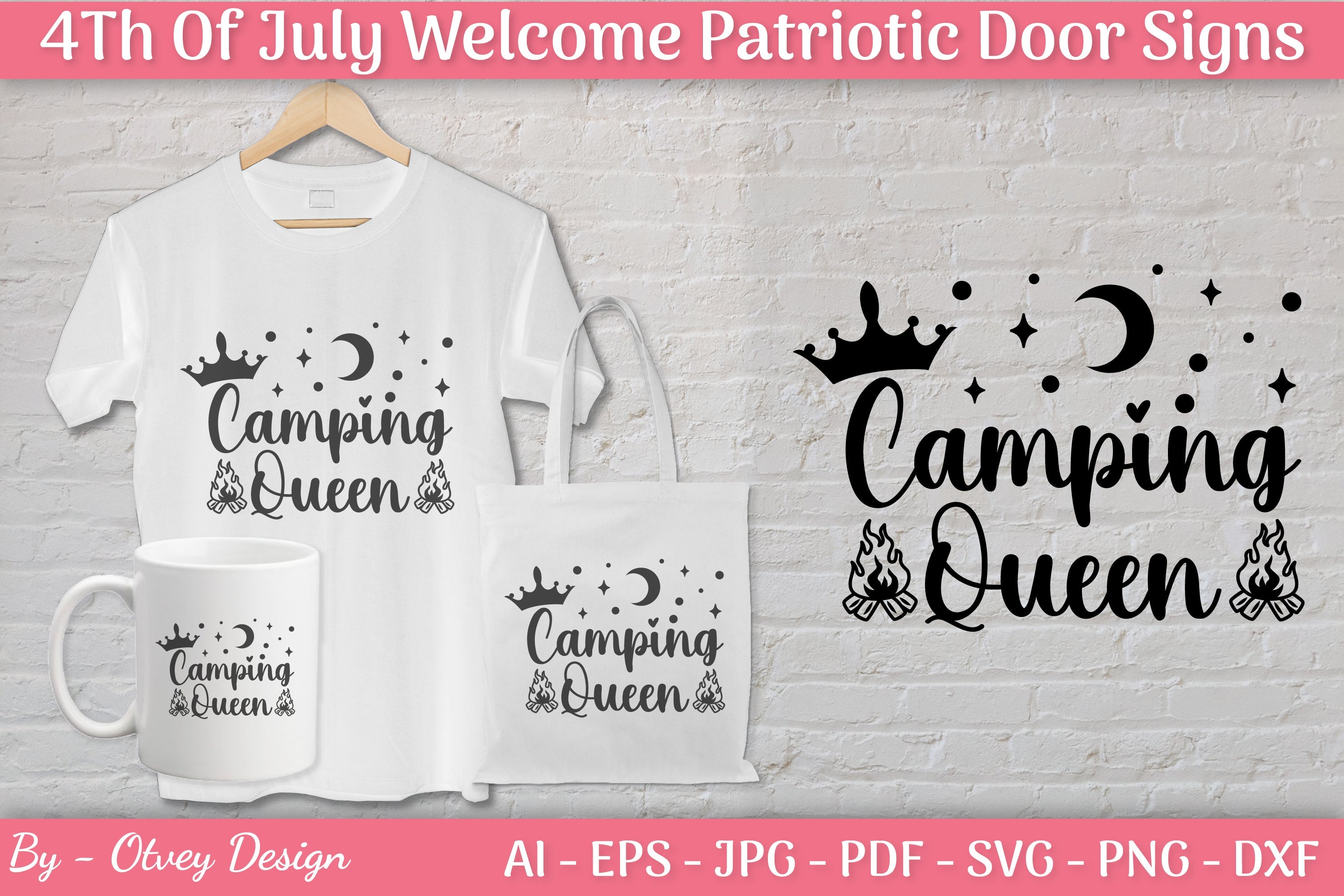 Camping Queen SVG Bundle