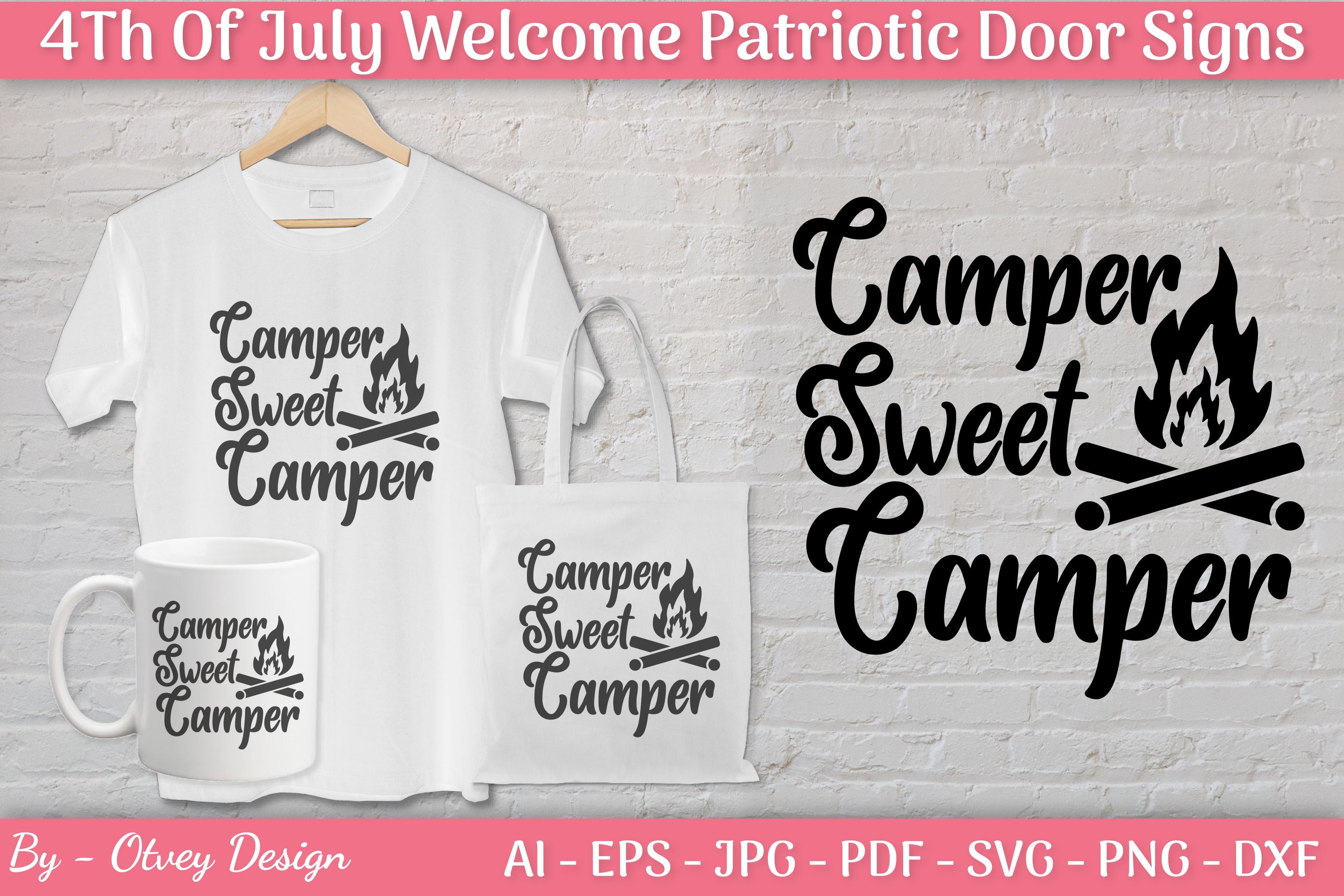 Camping Sweet Camper SVG Bundle