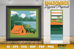 Camping 3D Shadowbox Layered SVG Bundle 2 - CraftNest - Digital Crafting and Art
