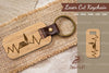 Camping Heartbeat Laser Cut Keychain Clipart Bundle