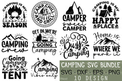Camping Bundle 23 - CraftNest - Digital Crafting and Art
