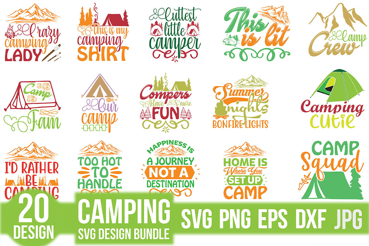 Camping SVG Bundle 10