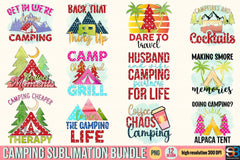 Camping Clipart Bundle 12 - CraftNest - Digital Crafting and Art