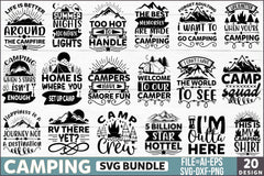Camping Design SVG Bundle 1 - CraftNest - Digital Crafting and Art