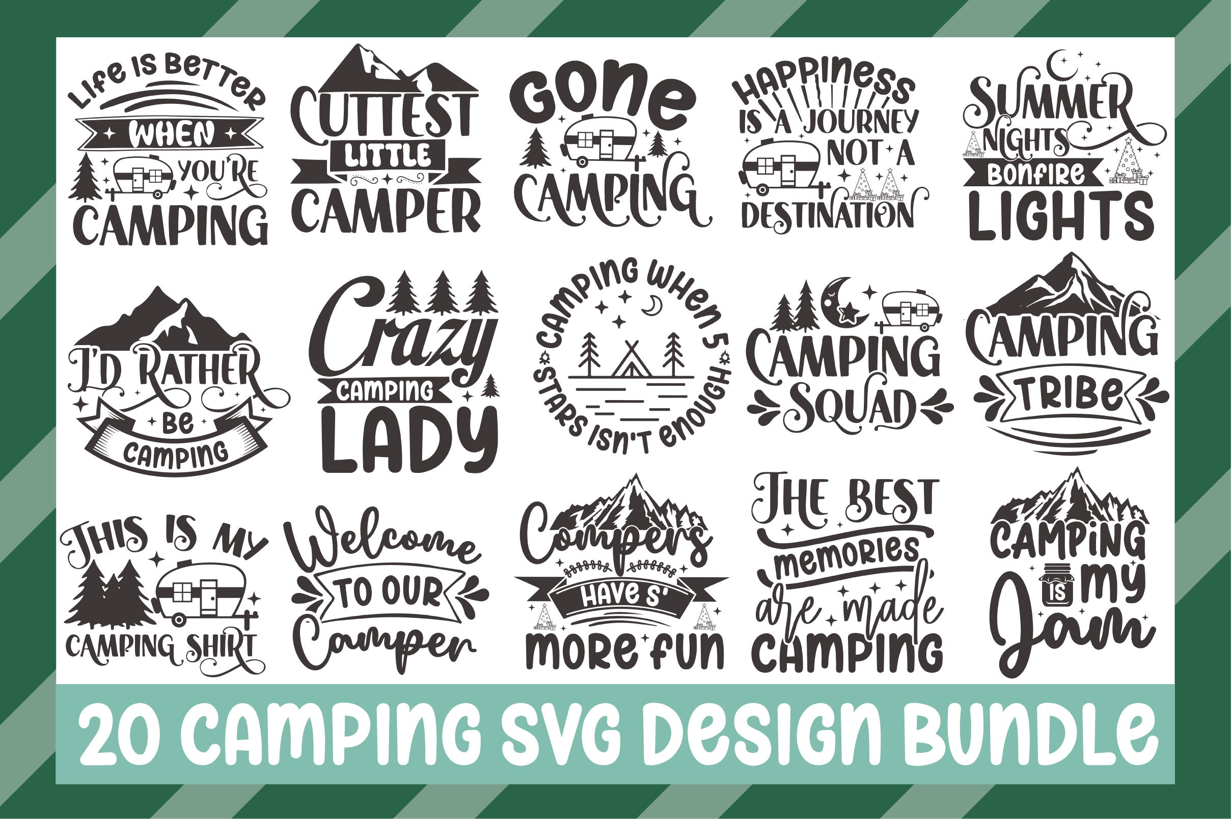 Camping SVG Bundle 6