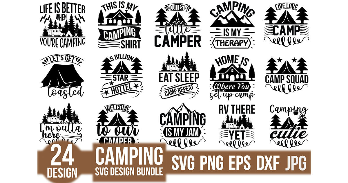 Camping SVG Bundle 11