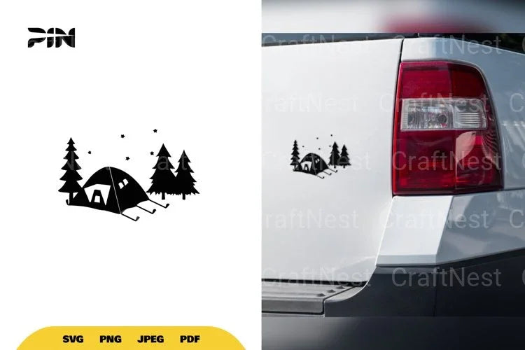 Camping Tent SVG Bundle - CraftNest - Digital Crafting and Art