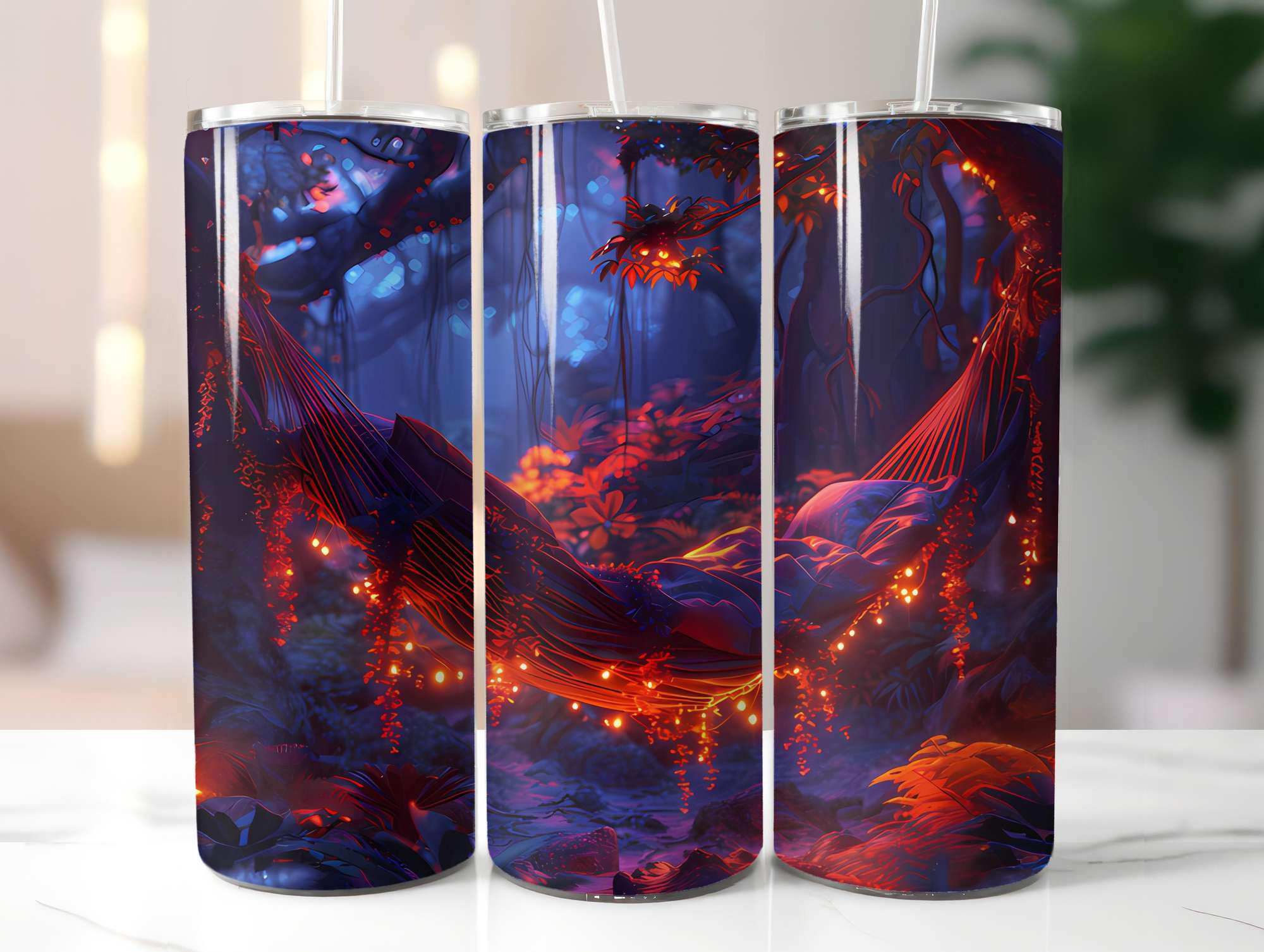 Camping Summer 1 Tumbler Wrap - CraftNest - Digital Crafting and Art