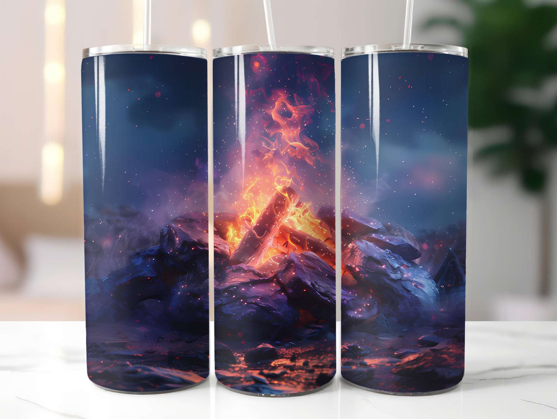 Camping Summer 1 Tumbler Wrap - CraftNest - Digital Crafting and Art