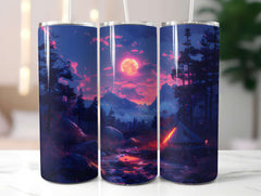 Camping Summer 1 Tumbler Wrap - CraftNest - Digital Crafting and Art