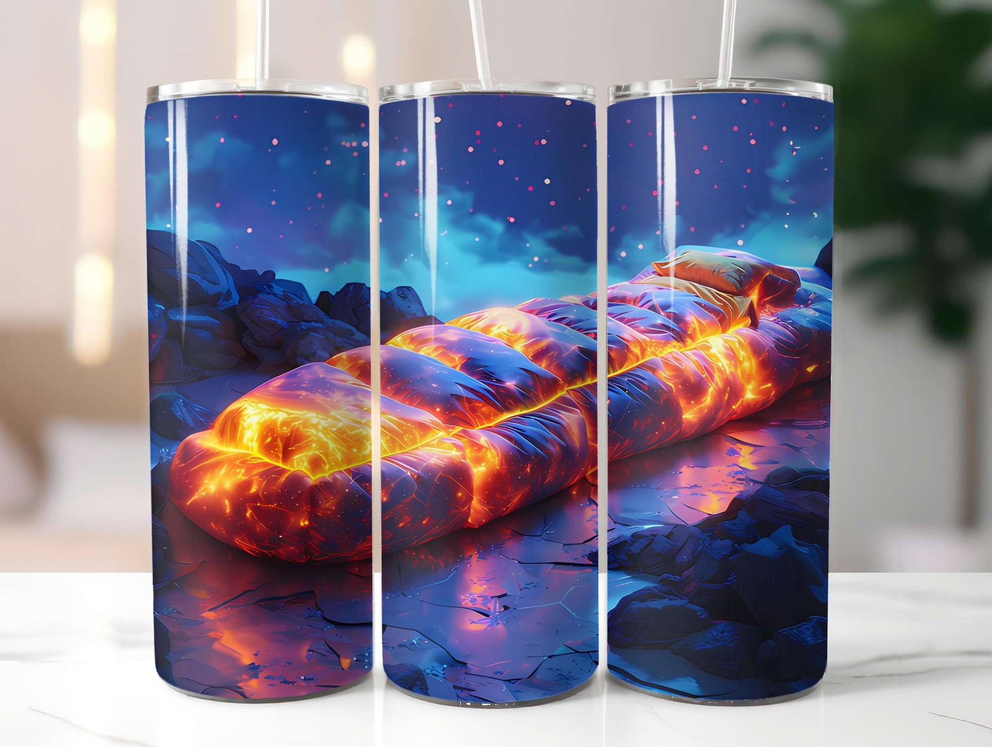 Camping Summer 1 Tumbler Wrap - CraftNest - Digital Crafting and Art