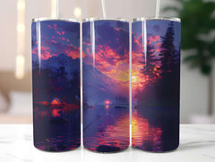 Camping Summer 3 Tumbler Wrap - CraftNest - Digital Crafting and Art